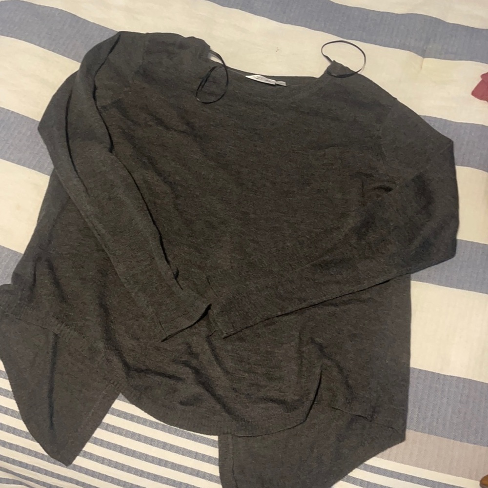 Open back sweater